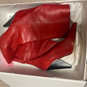 Red Isabel Marant Western Boot